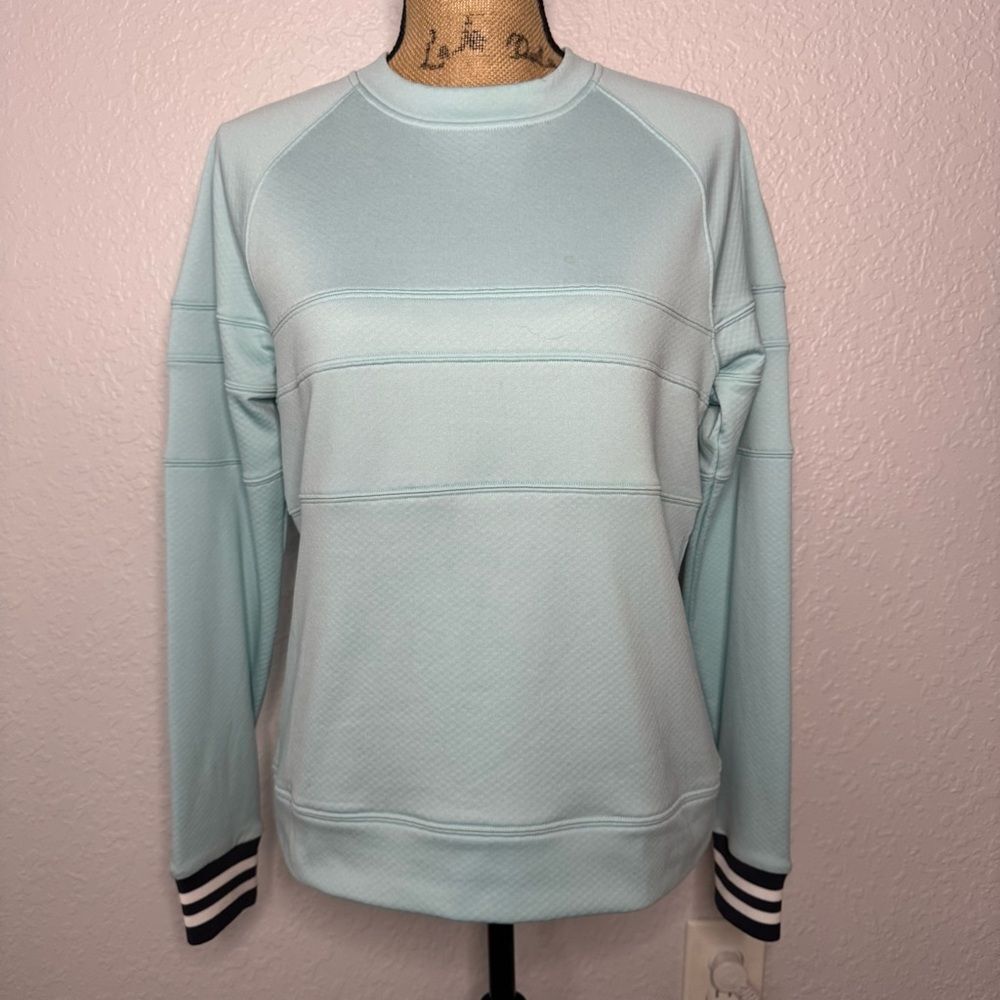 Cotopaxi Women Bandera Crew Technical Fleece Sweatshirt Aqua Size S Travel Gorp